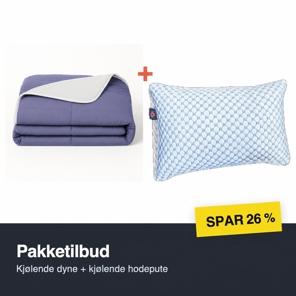 Kjølende Dyne- og Putesett (PAKKETILBUD)
