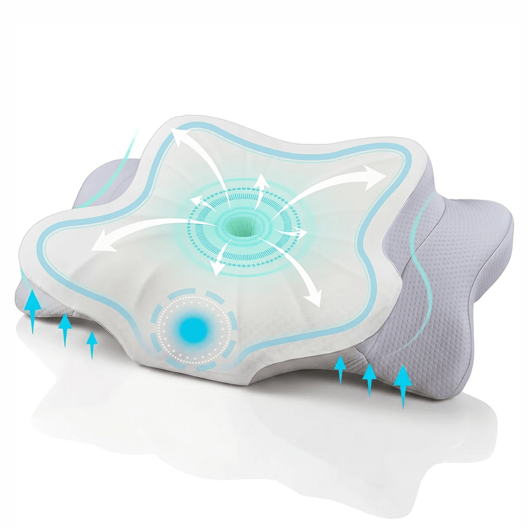 DreamAlign - Ergonomisk nakkepute med minneskum - AVABeauty.no