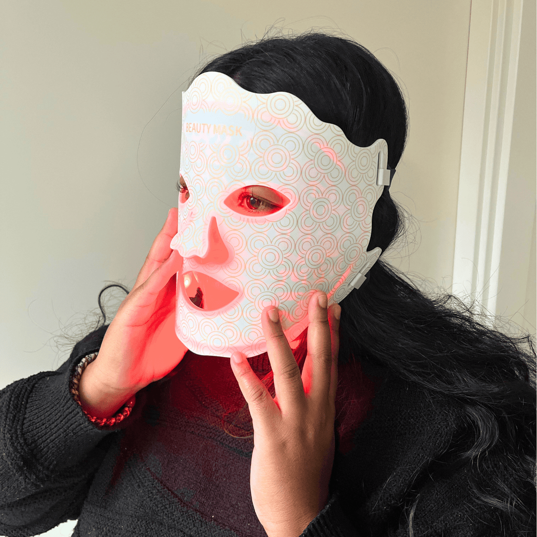 LED Maske 2.0™ - Lysterapimaske som lysner, strammer opp og glatter ut huden din - AVABeauty.no