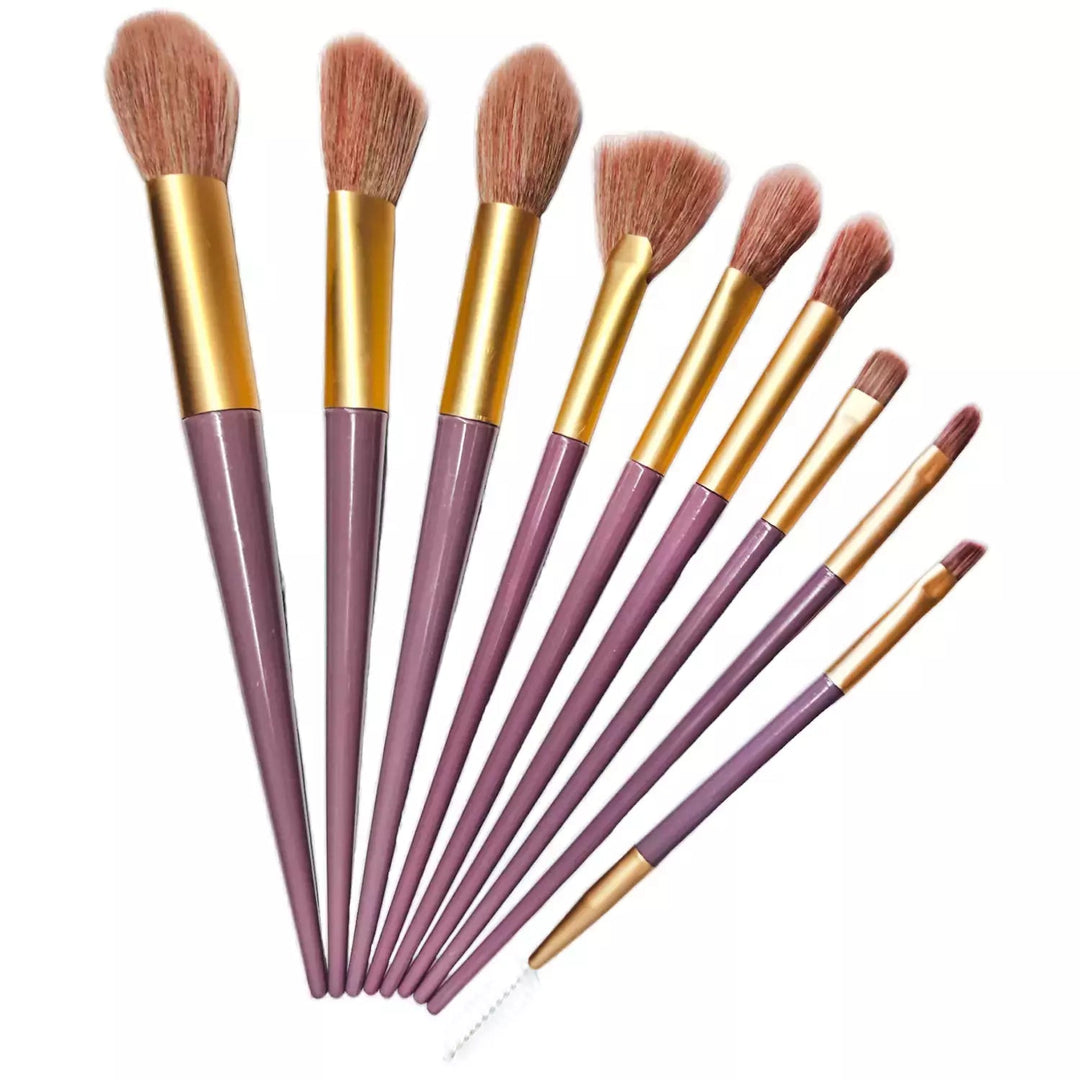 Makeup Børstesett (9 stk) - AVABeauty.no