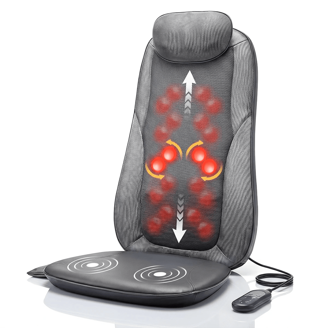 ShiatsuComfort+ – Elektrisk massasjestol med Shiatsu-funksjon - AVABeauty.no
