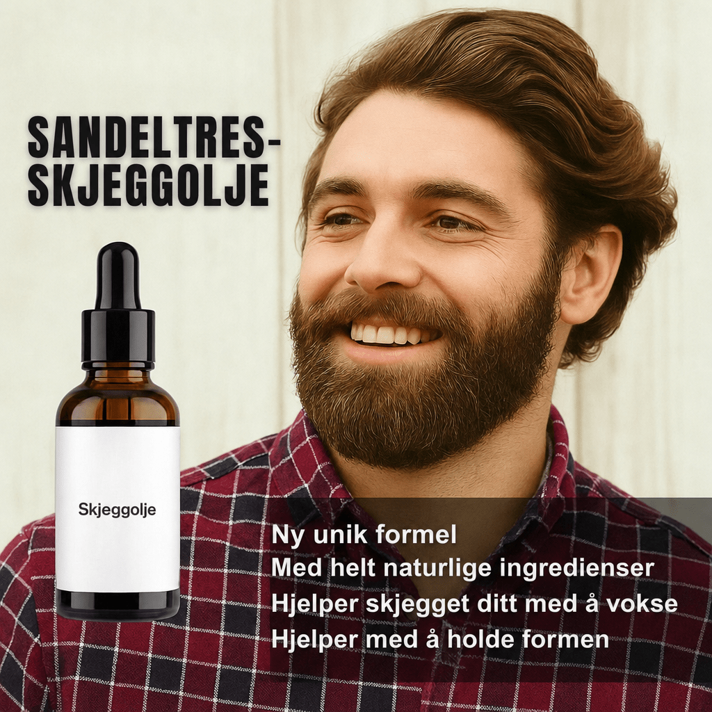 Skjeggpleiesett (Perfekt for mannen) – Komplett skjeggpleiekit - AVABeauty.no