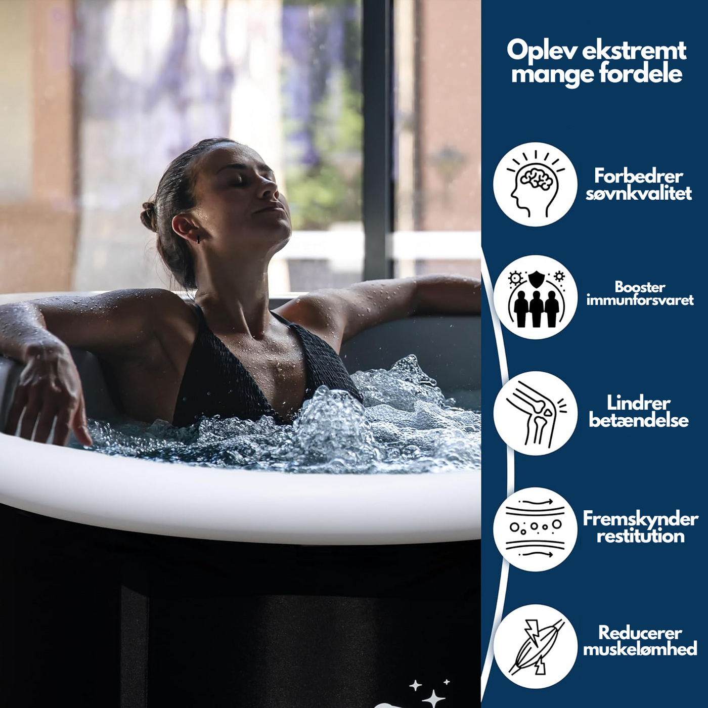 PolarBath™ - Oppblåsbart og bærbart isbad