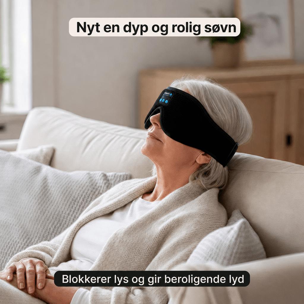 3D Musikk Søvn Øyemaske Bluetooth Øyemaske Komfortabel Musikk Øyemaske Musikk Bluetooth Hørebeskyttelse - AVABeauty.no