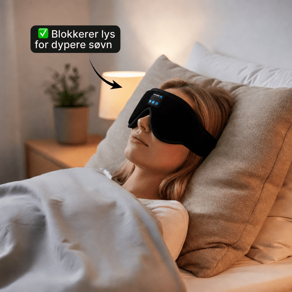 3D Musikk Søvn Øyemaske Bluetooth Øyemaske Komfortabel Musikk Øyemaske Musikk Bluetooth Hørebeskyttelse - AVABeauty.no