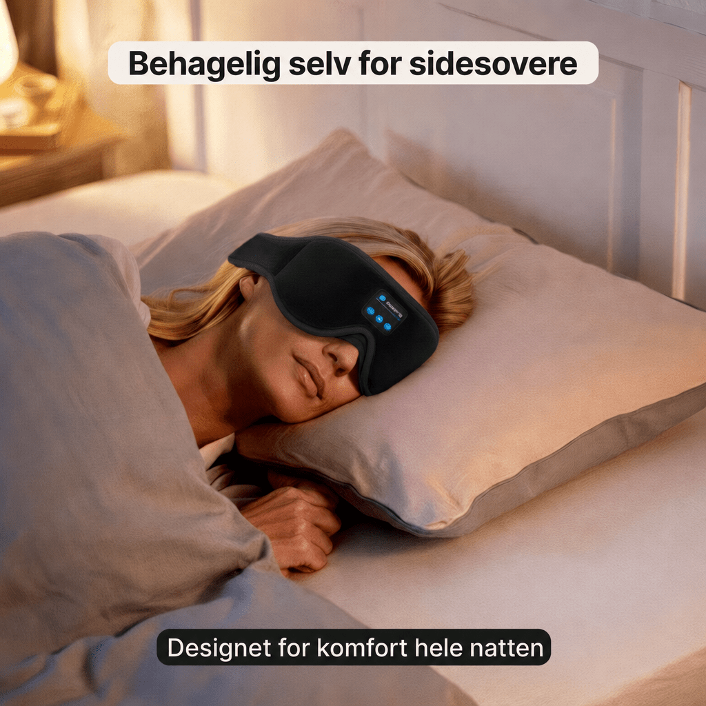 3D Musikk Søvn Øyemaske Bluetooth Øyemaske Komfortabel Musikk Øyemaske Musikk Bluetooth Hørebeskyttelse - AVABeauty.no