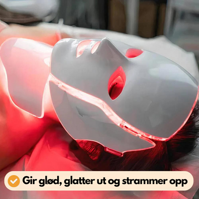 LED Lysterapi Ansiktsmaske