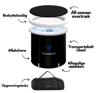 PolarBath™ - Oppblåsbart og bærbart isbad