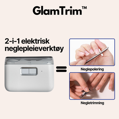 GlamTrim™ Elektrisk negleklipper - Få perfekt pleide negler med sikker og skånsom trimming