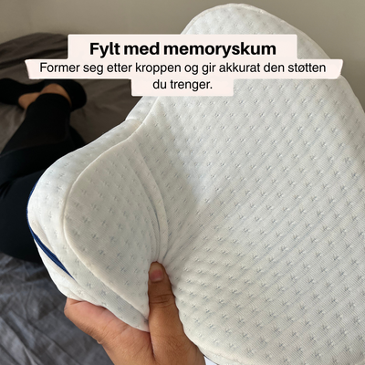 Kileformet knepute av memoryskum