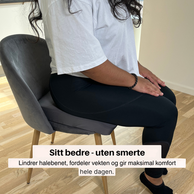 Ergonomisk skråpute med bekkensstøtte