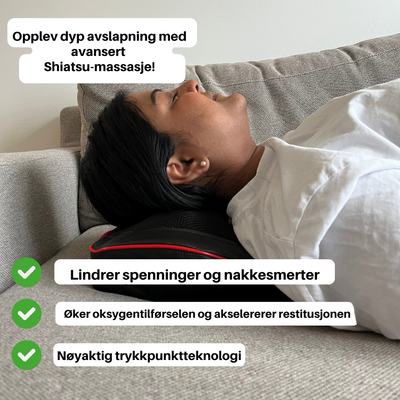 HeatFlow™ – Massasjepute med varme og vibrasjon