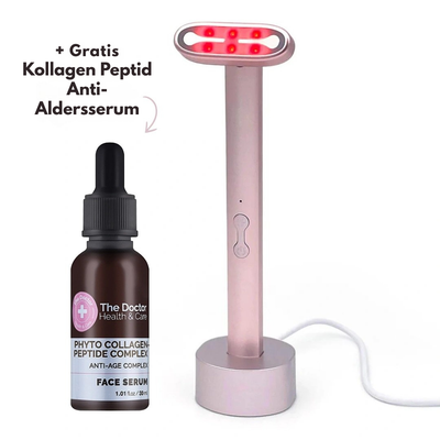 SkinPro 2.0 – 4-i-1 hudpleiestav med rødt lysterapi (+Gratis serum)