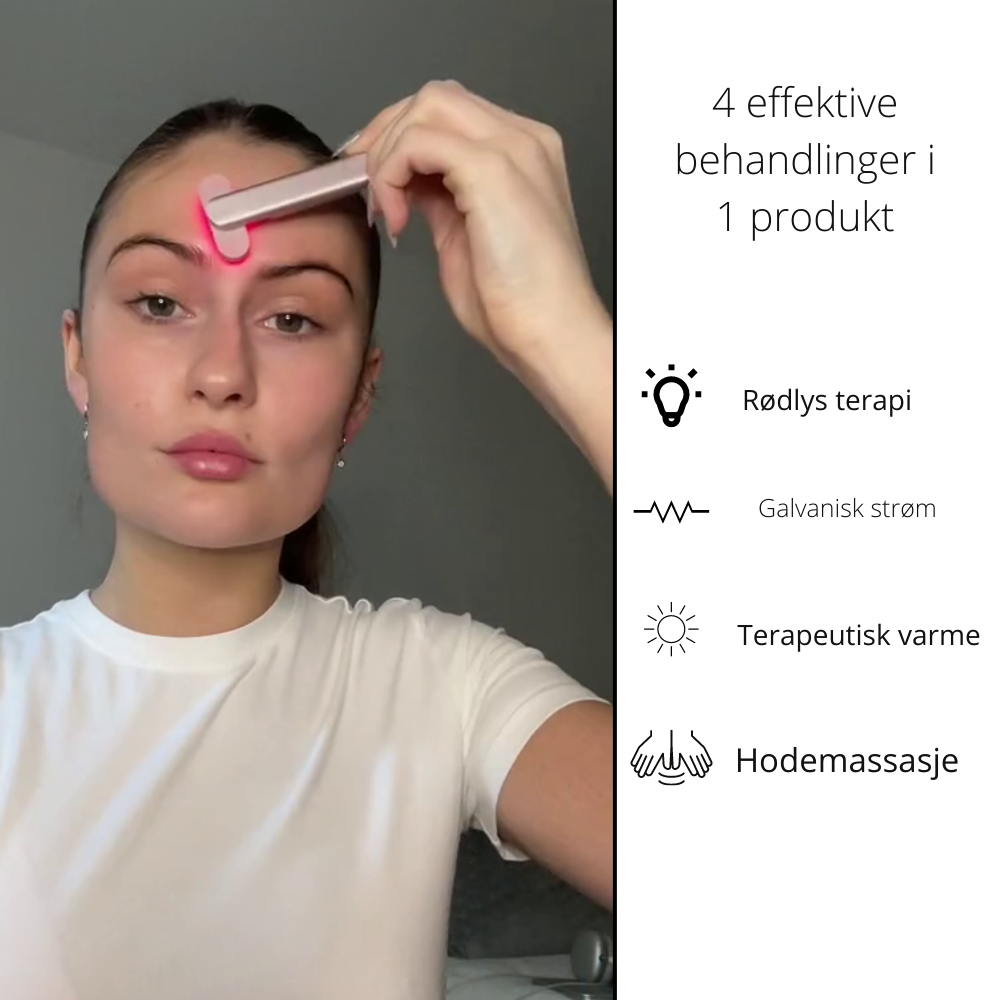 SkinPro 2.0 – 4-i-1 hudpleiestav med rødt lysterapi (+Gratis serum)