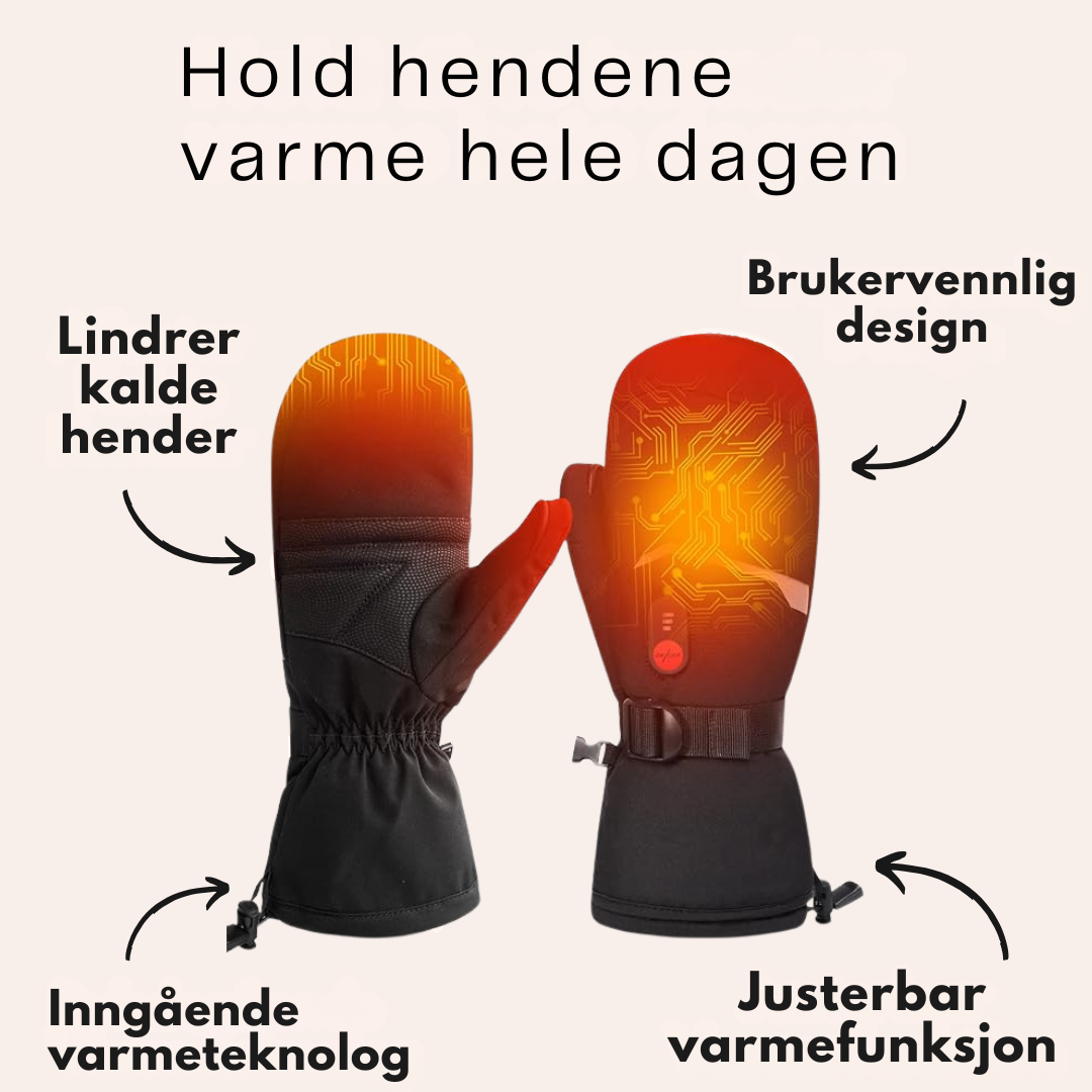 CozyGlove™ – Oppvarmede hansker for vinter