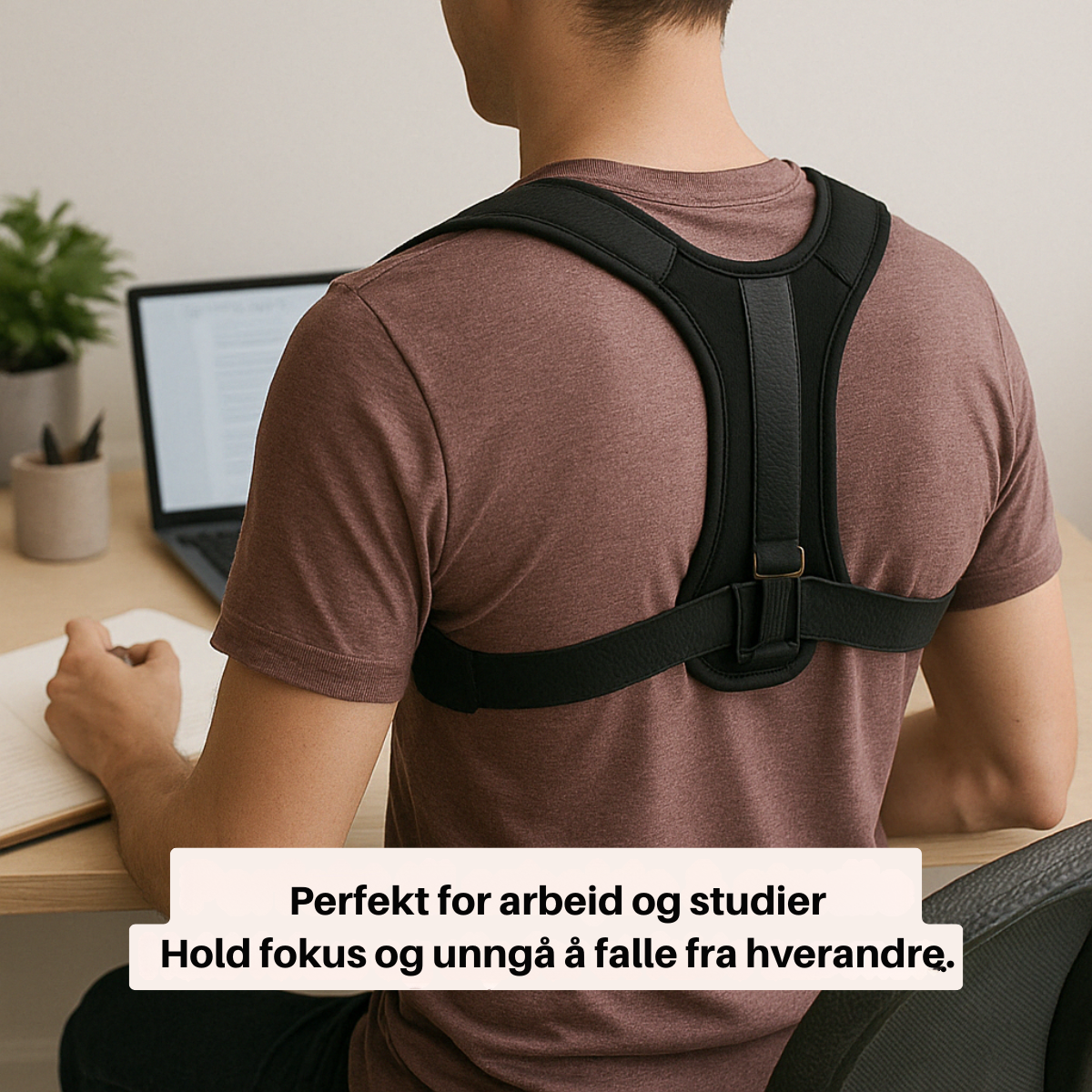 Holdningskorrigerende Ryggstøtte for Menn og Kvinner