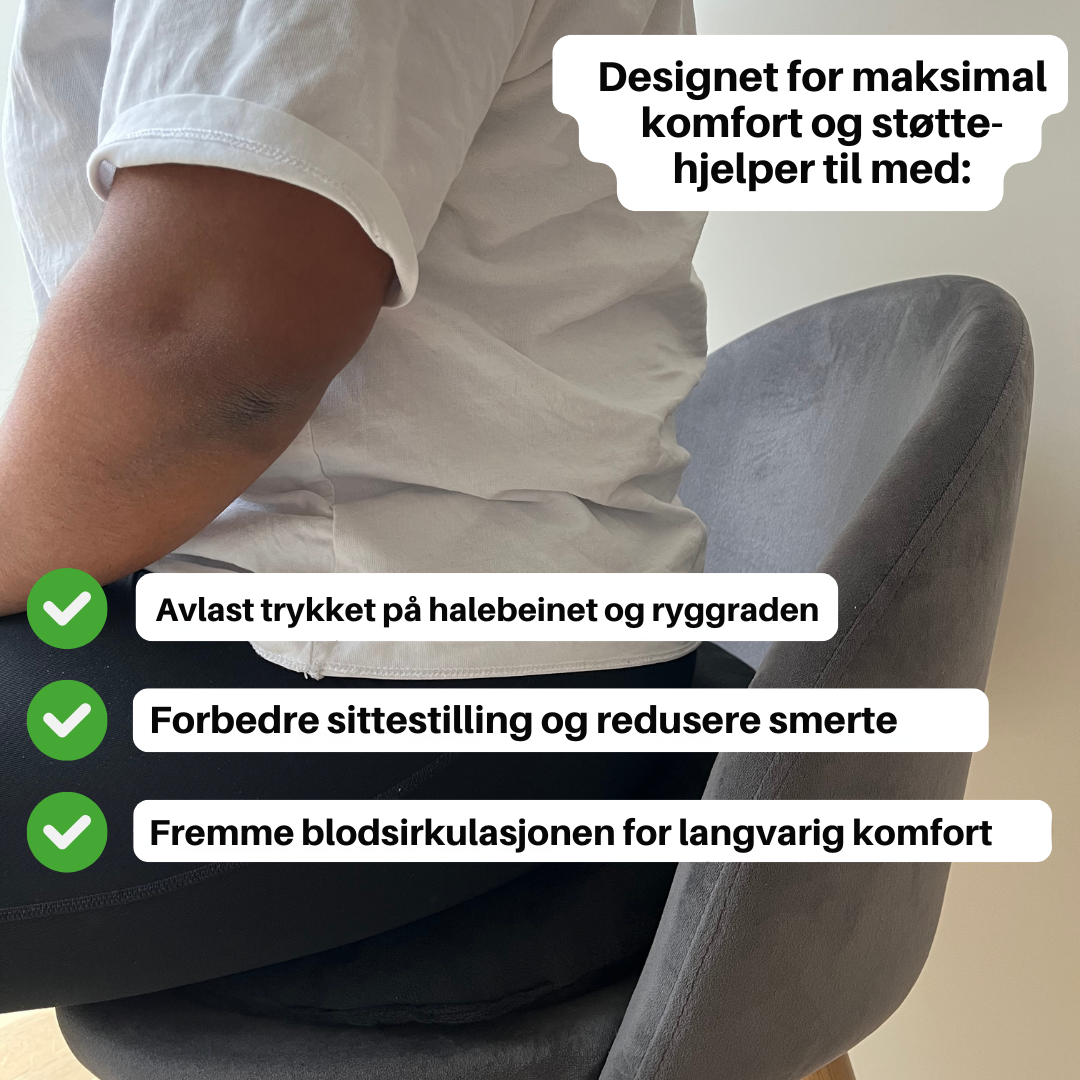 ComfortRing™ – Halebenspute med hull i midten