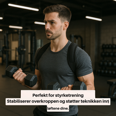 Holdningskorrigerende Ryggstøtte for Menn og Kvinner