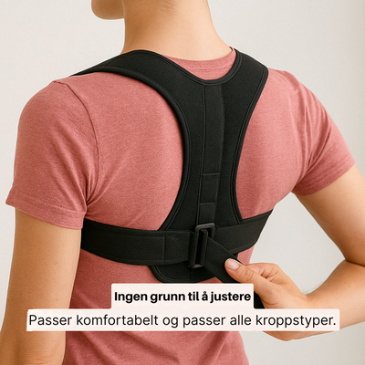 Holdningskorrigerende Ryggstøtte for Menn og Kvinner