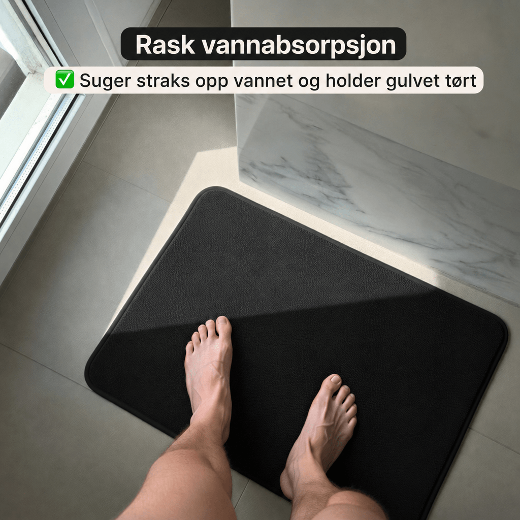 AquaMat – Superabsorberende badematte - AVABeauty.no
