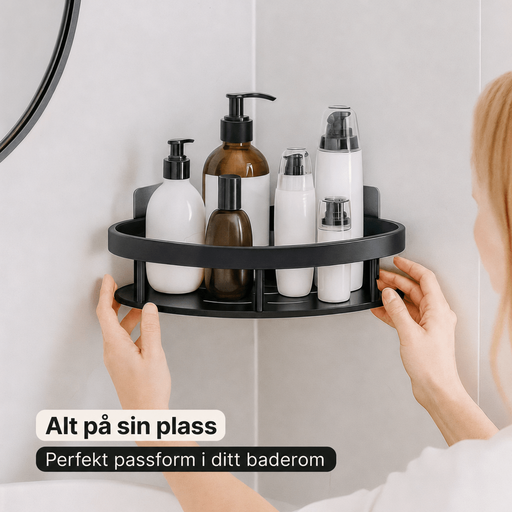 Baderomsorganisator i aluminium - AVABeauty.no