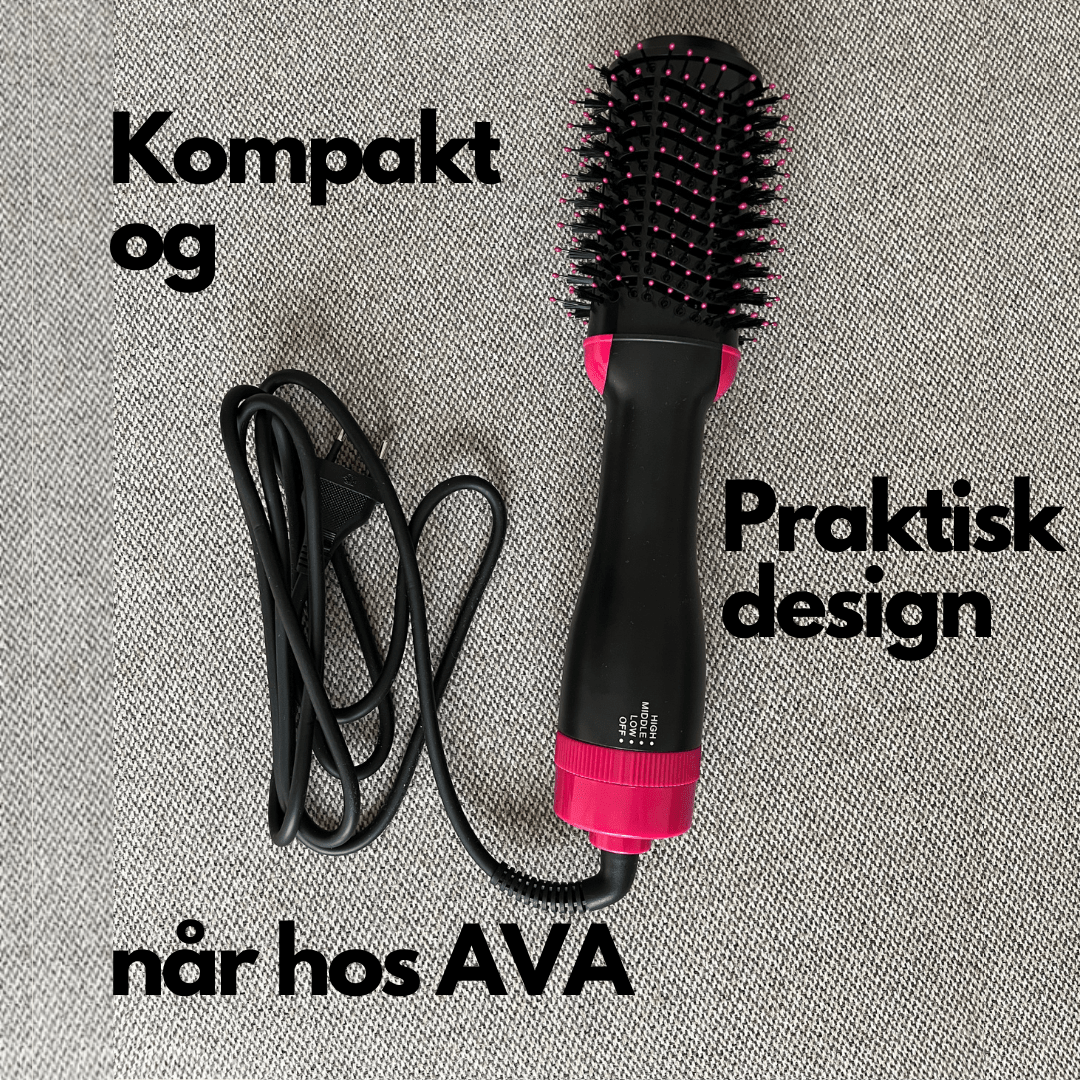 BlowOut Pro™ Varmluftsbørste - Skap Fylde og Glans med Skånsom Styling - AVABeauty.no