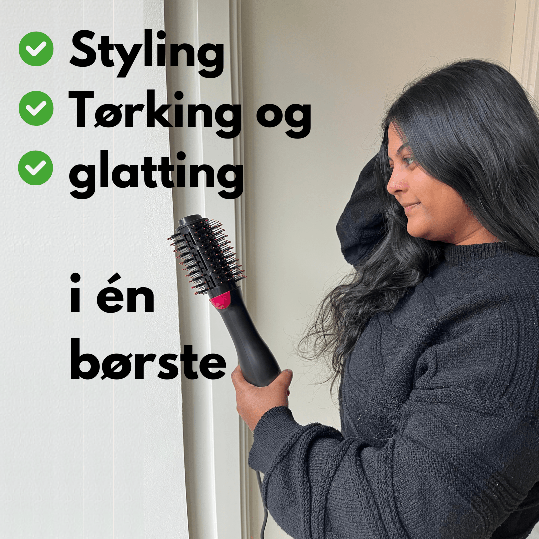 BlowOut Pro™ Varmluftsbørste - Skap Fylde og Glans med Skånsom Styling - AVABeauty.no