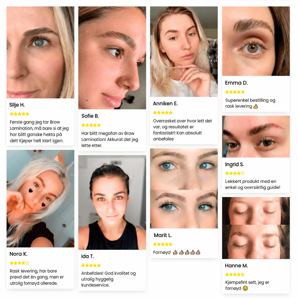 Brow Lamination Kit inkl. Booster Serum - AVABeauty.no