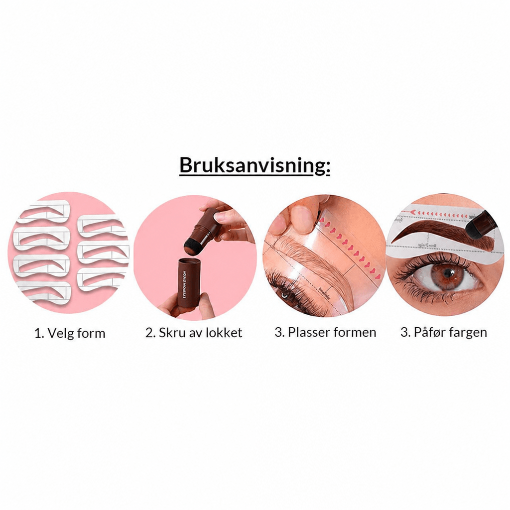 Brow Stamp Kit - AVABeauty.no