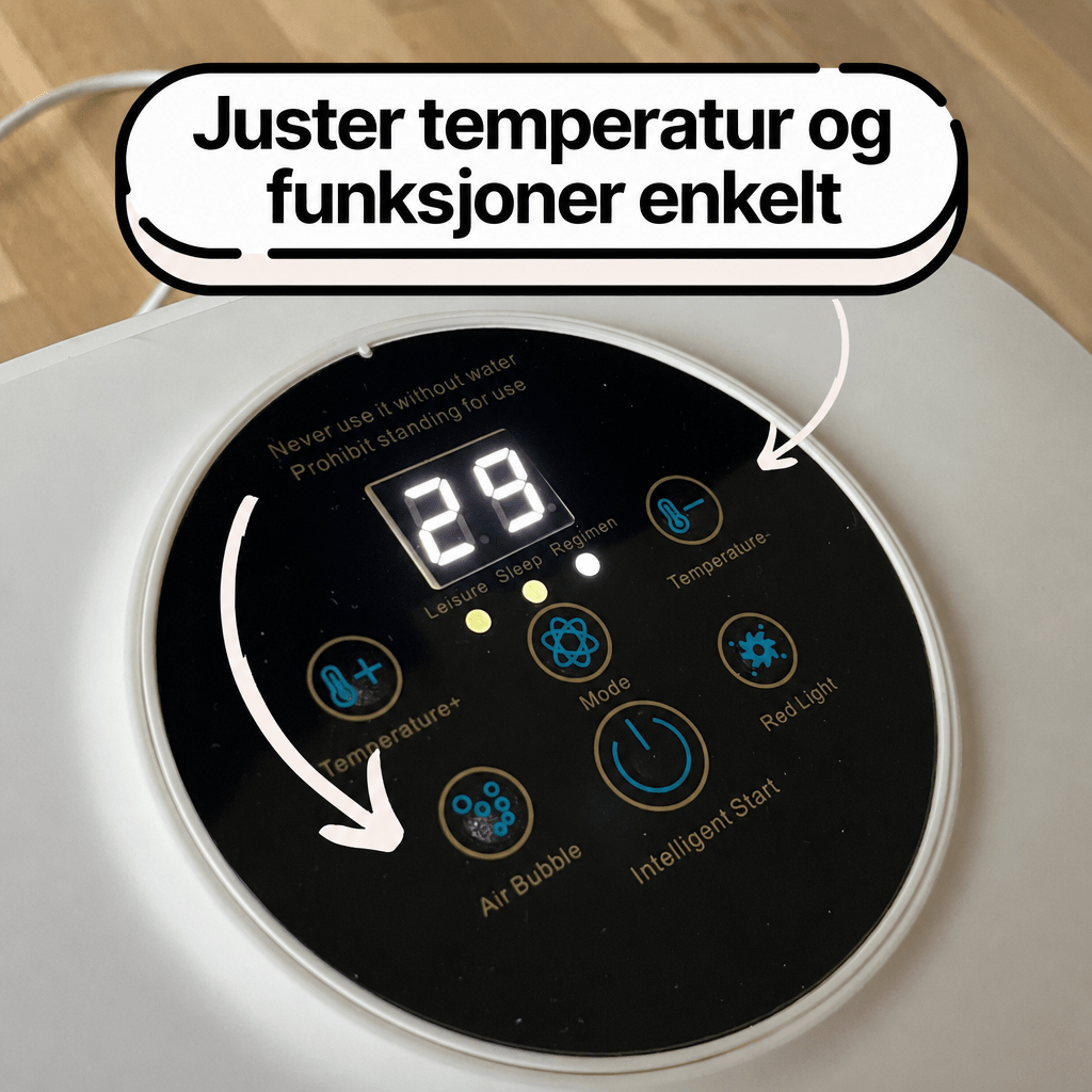 Bubble Spa – Elektrisk fotmassasjeapparat med boblebad - AVABeauty.no