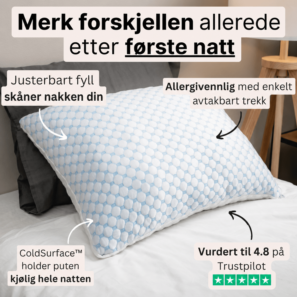ComfortPillow 2.0 – Den justerbare hodeputen - AVABeauty.no