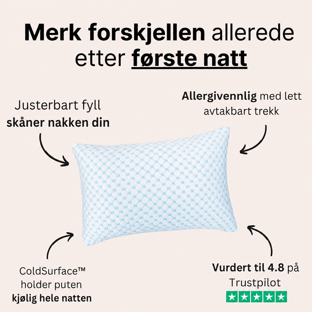 ComfortPillow 2.0 – Den justerbare hodeputen (PAKKETILBUD 2 STK.) - AVABeauty.no