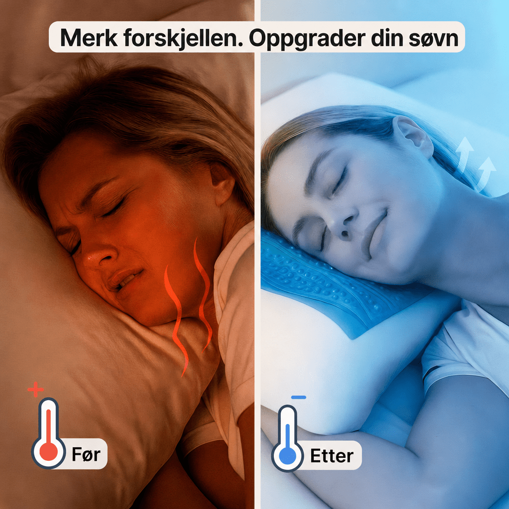 CoolPuten Curve – Den kjølende hodepute - AVABeauty.no