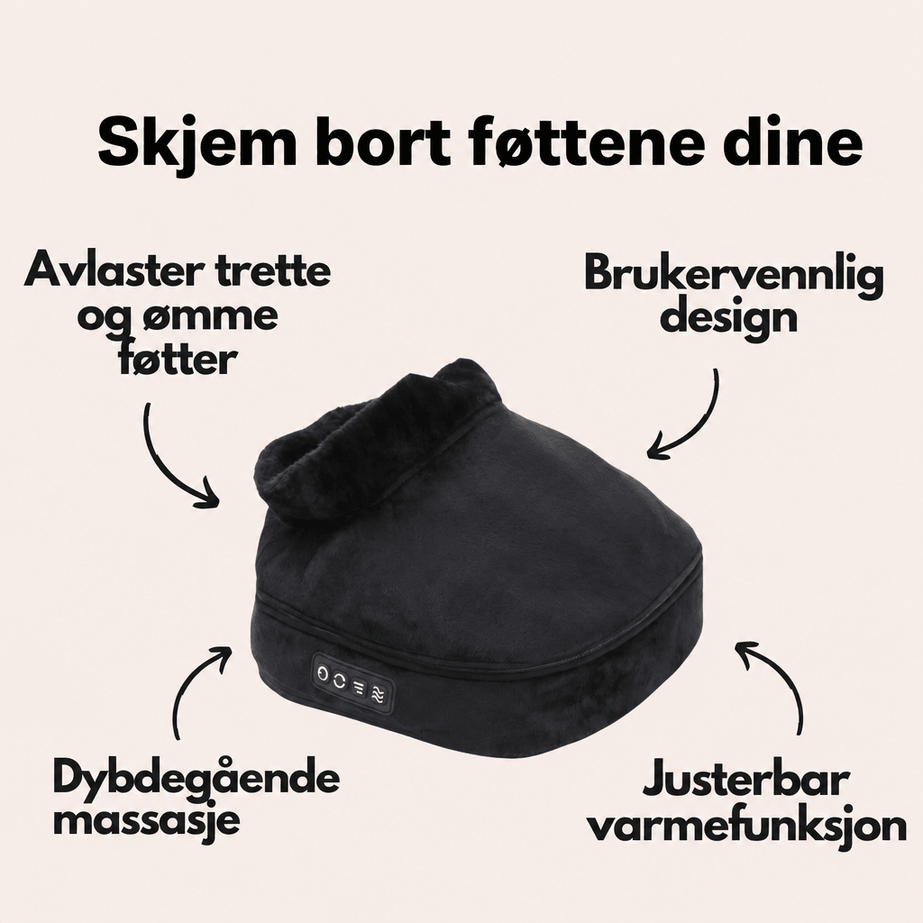 CozyFeet™ – Elektrisk varme og massasje for føttene dine - AVABeauty.no