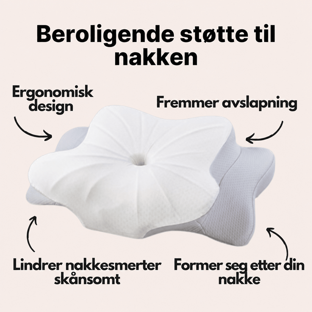 DreamAlign - Ergonomisk nakkepute med minneskum - AVABeauty.no