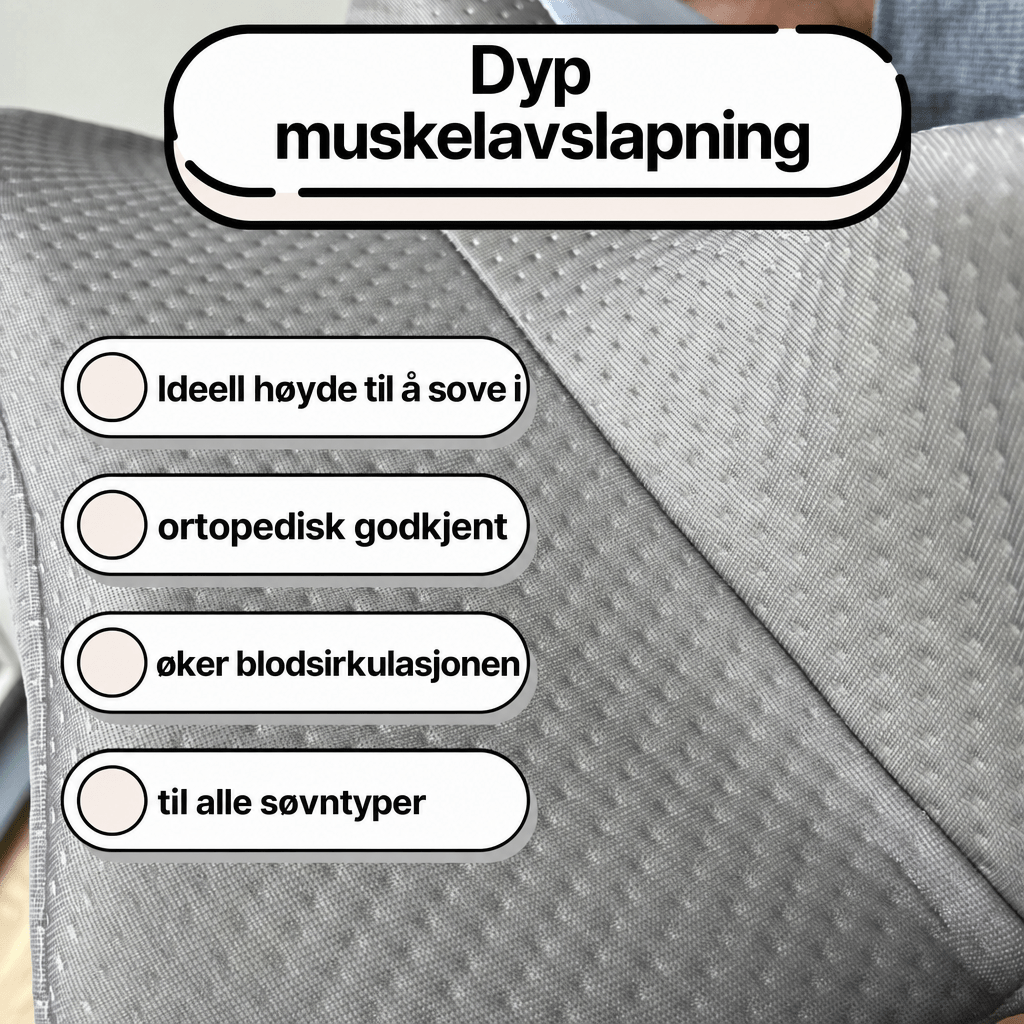 DreamAlign - Ergonomisk nakkepute med minneskum - AVABeauty.no