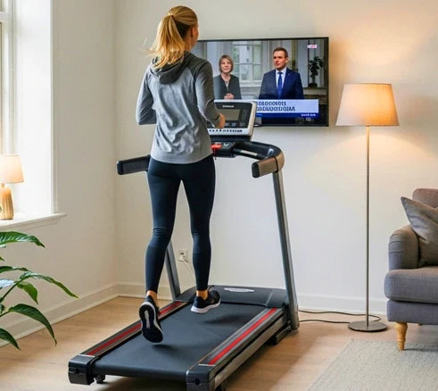 Forbrenn 500 kalorier mens du ser på TV