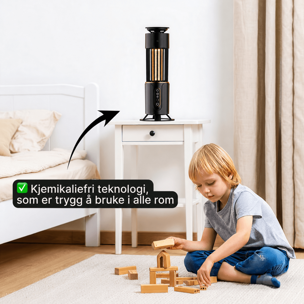 Elektrisk myggelampe – Utendørs myggfanger - AVABeauty.no