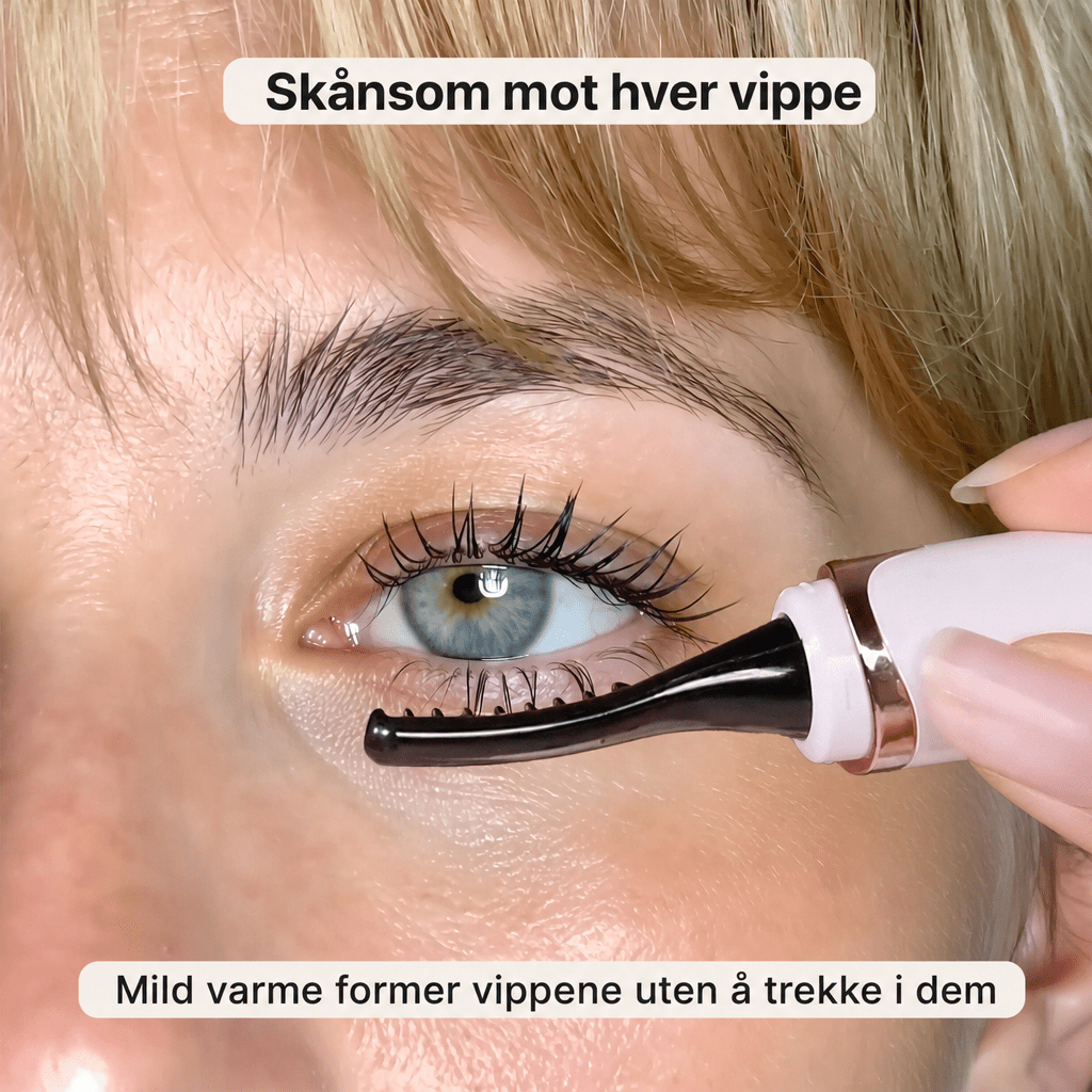 Elektrisk oppvarmet øyevippekroker Varig vippekroker Verktøy Naturlig intelligent temperaturkontroll Styling Make Up Øyevipper Krølle - AVABeauty.no