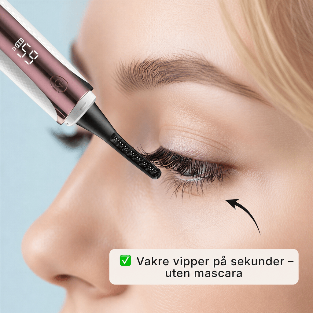 Elektrisk oppvarmet øyevippekroker Varig vippekroker Verktøy Naturlig intelligent temperaturkontroll Styling Make Up Øyevipper Krølle - AVABeauty.no