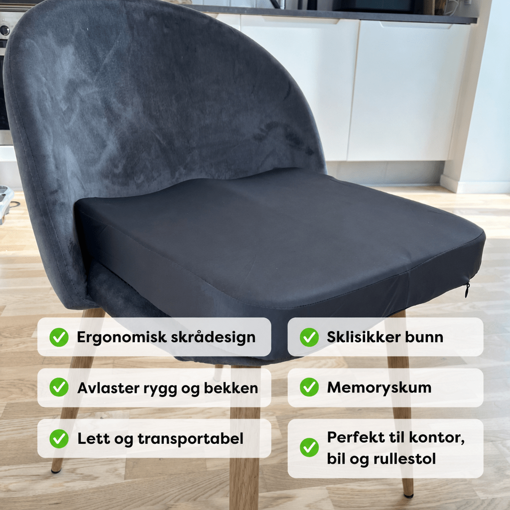 Ergonomisk skråpute med bekkensstøtte - AVABeauty.no