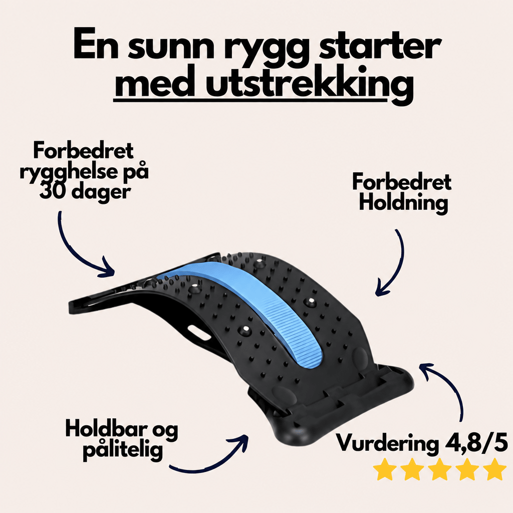 FlexiSpine Pro™ – Effektiv smertelindring og avslapning for ryggen, bruk den overalt - AVABeauty.no