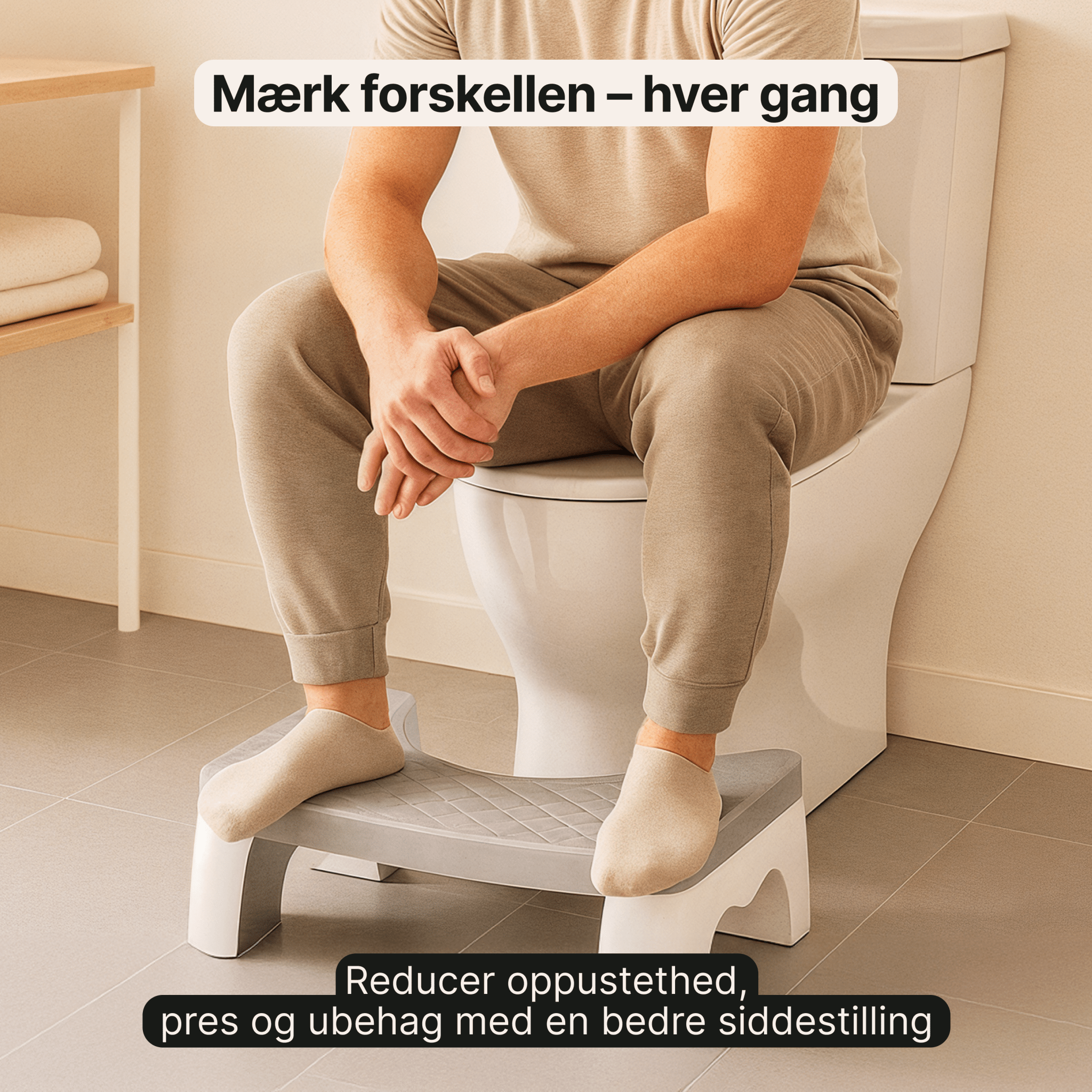 Forsterket toalettstol – sklisikker, trygg for eldre og barn - AVABeauty.no
