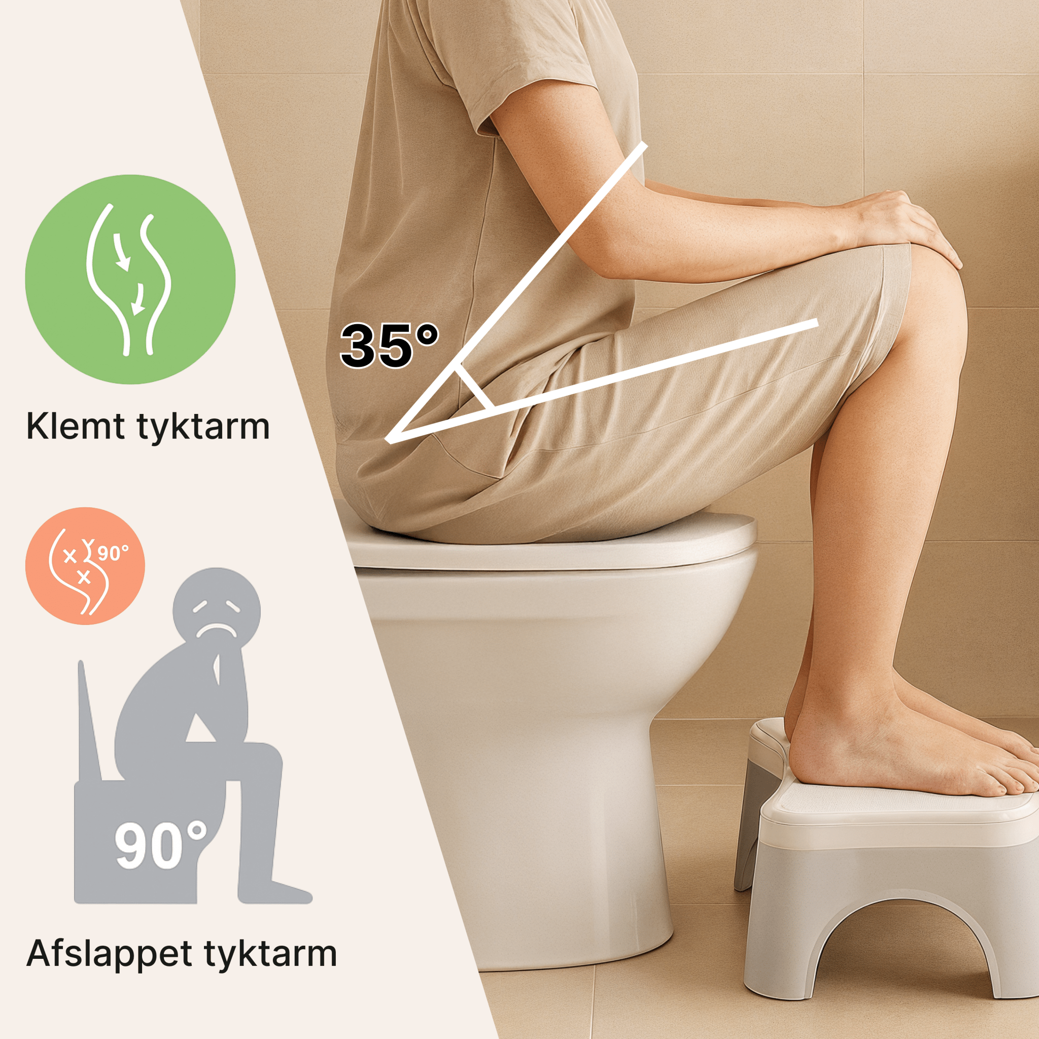 Forsterket toalettstol – sklisikker, trygg for eldre og barn - AVABeauty.no