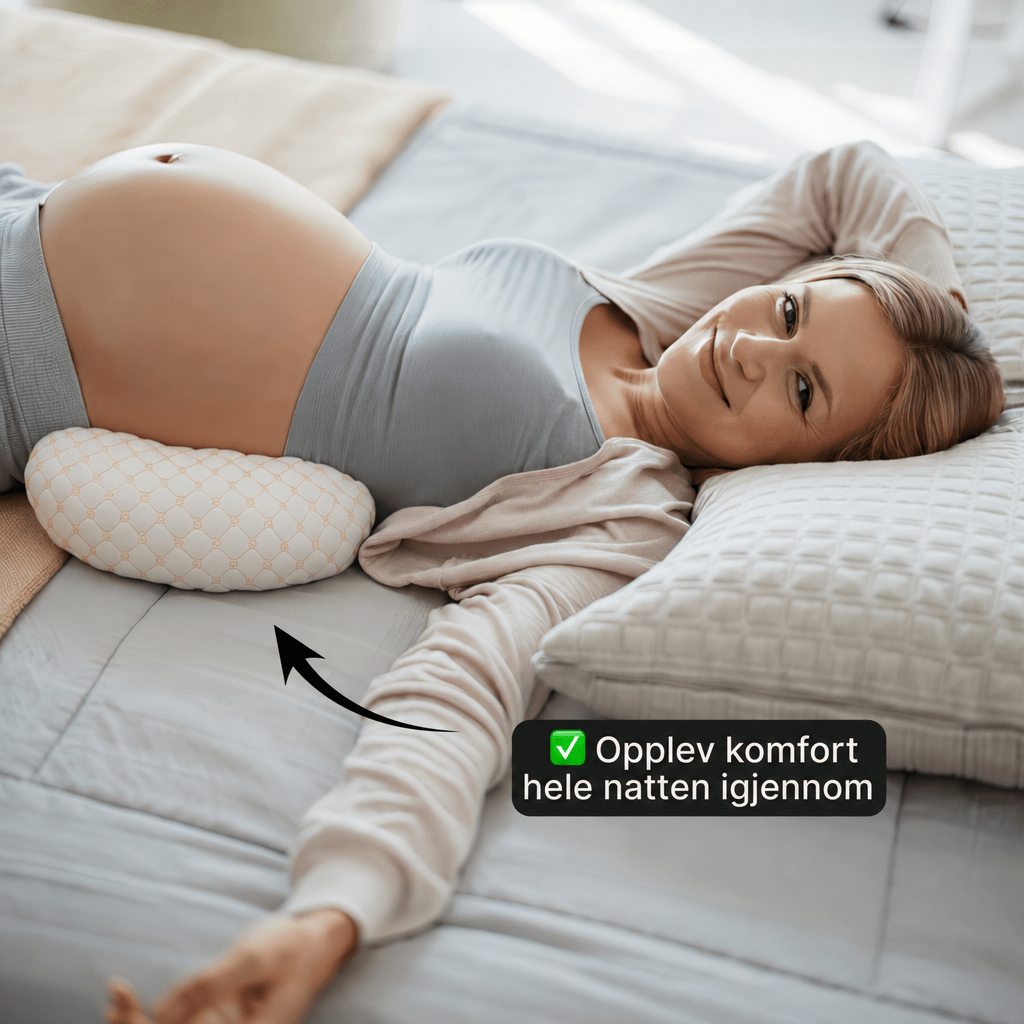 Graviditetspute – Ergonomisk støtte til mage, rygg og hofter - AVABeauty.no