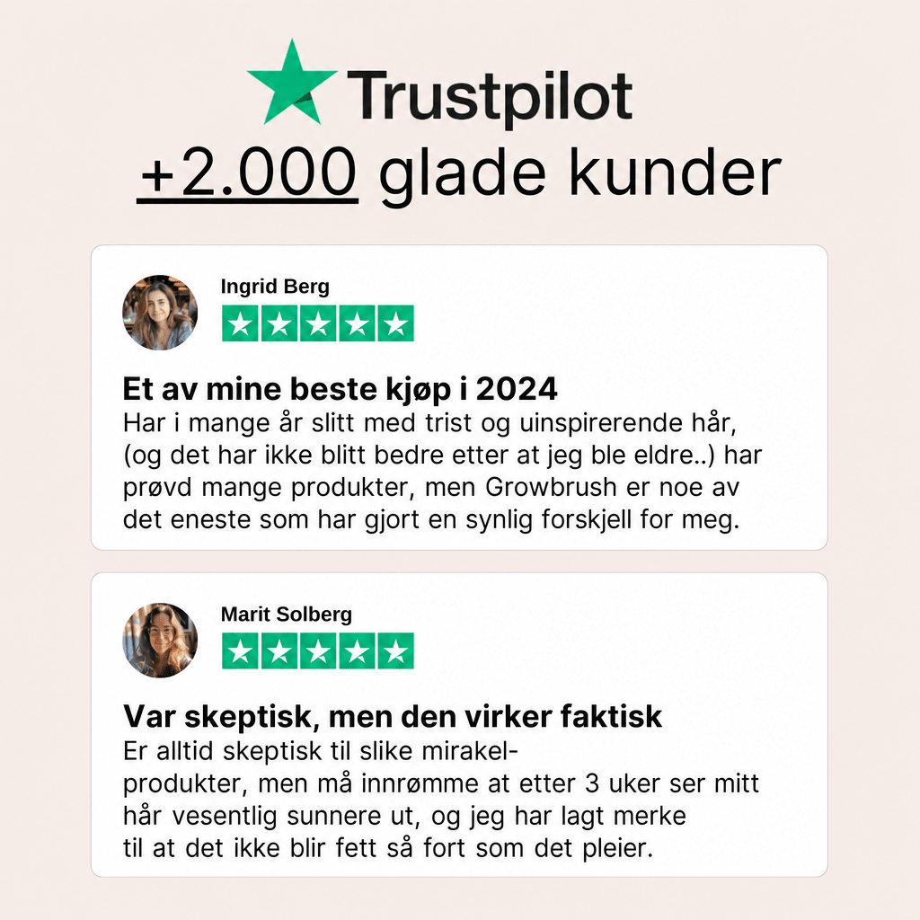 GrowBrush – 4 - i - 1 Terapeutisk Hårbørste - AVABeauty.no