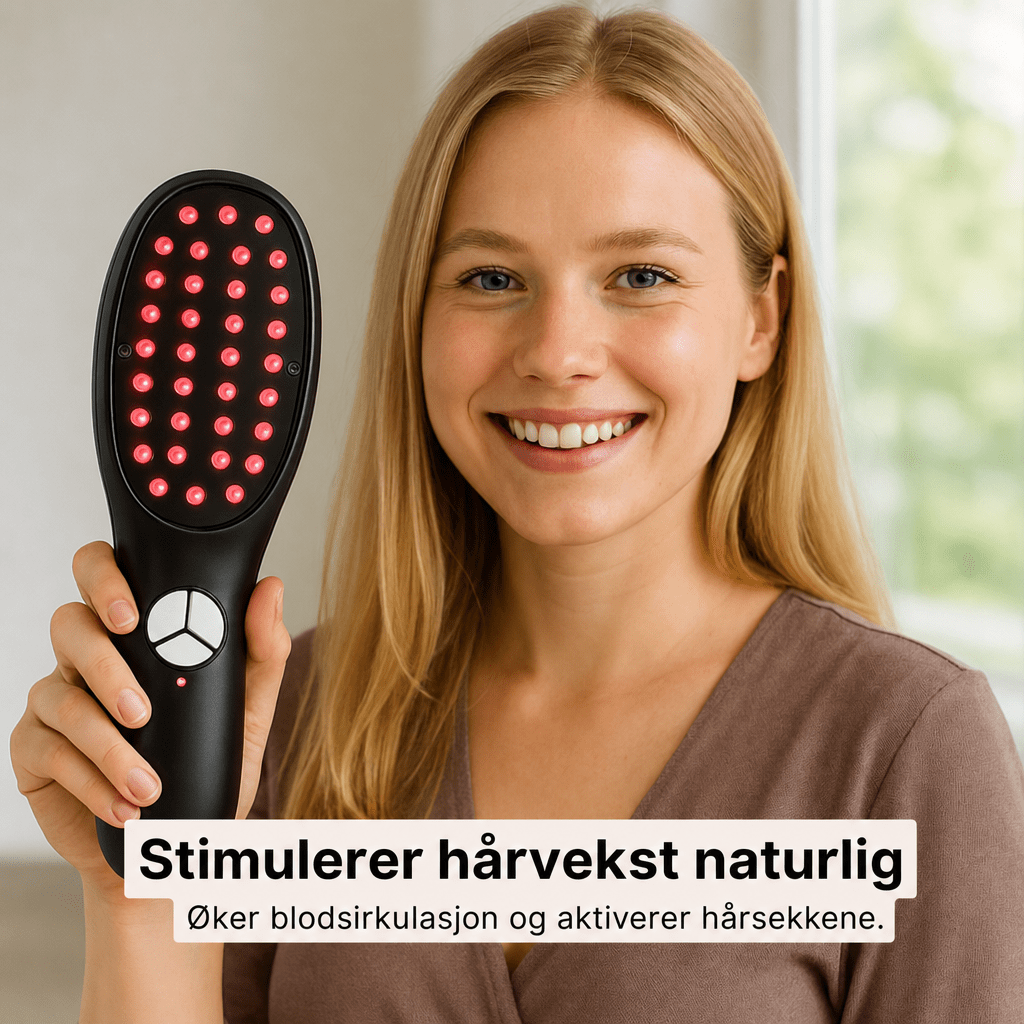 GrowBrush – 4 - i - 1 Terapeutisk Hårbørste - AVABeauty.no