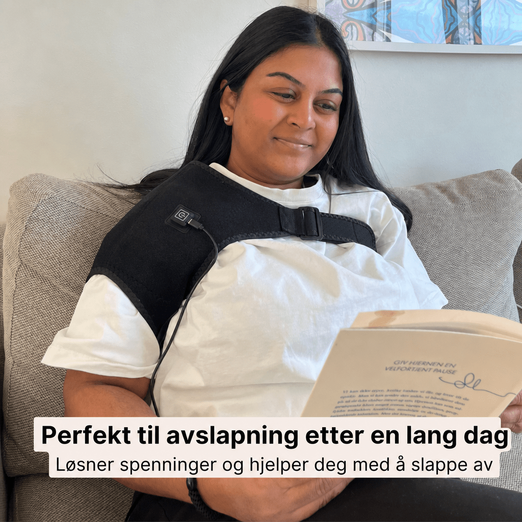 HeatRelief Pro – Rask, justerbar varme for såre skuldre! - AVABeauty.no
