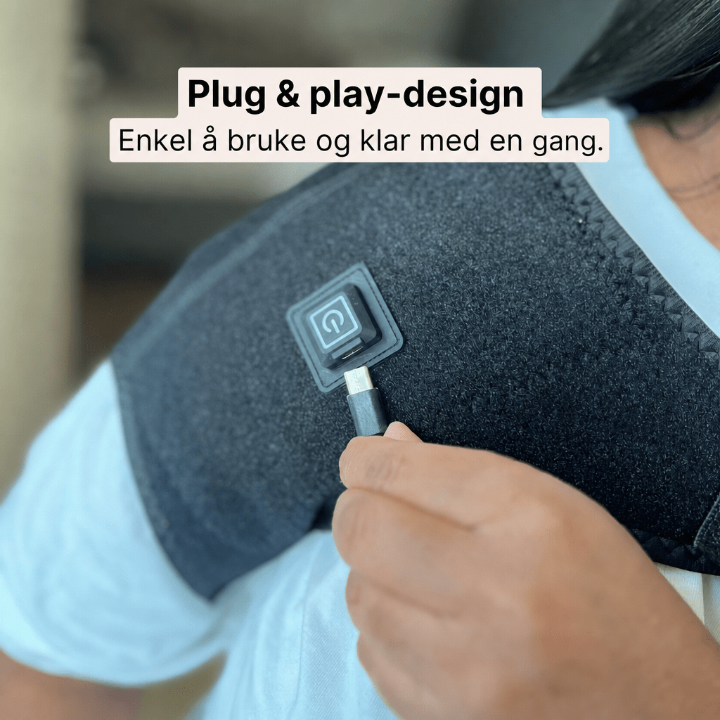 HeatRelief Pro – Rask, justerbar varme for såre skuldre! - AVABeauty.no
