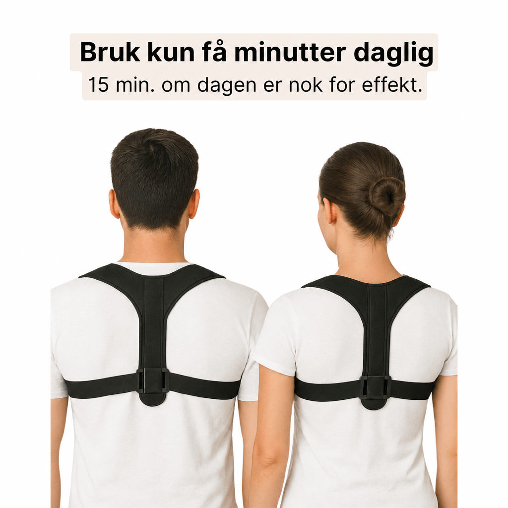Holdningskorrigerende Ryggstøtte for Menn og Kvinner - AVABeauty.no